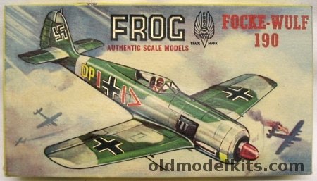 Frog 1/72 Focke-Wulf FW-190, 393P plastic model kit